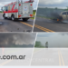 UN AUTOMÓVIL TERMINÓ INCENDIADO Y SU CONDUCTOR FUE TRASLADADO AL HOSPITAL.