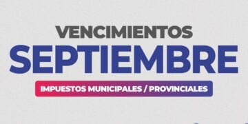 VILLA OCAMPO: VENCIMIENTOS DE IMPUESTOS MUNICIPALES Y PROVINCIALES CORRESPONDIENTES A SEPTIEMBRE.