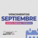 VILLA OCAMPO: VENCIMIENTOS DE IMPUESTOS MUNICIPALES Y PROVINCIALES CORRESPONDIENTES A SEPTIEMBRE.