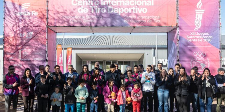 Juegos Suramericanos 2026: Pullaro inauguró en Recreo el Centro de Tiro más moderno de América Latina.