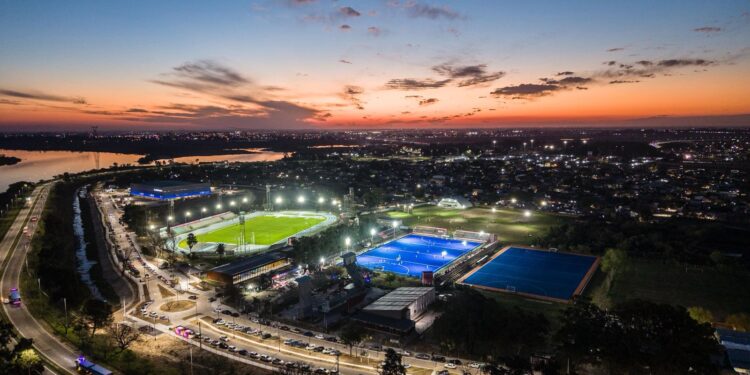 Juegos Suramericanos: así son las dos canchas de hockey inauguradas para Santa Fe 2026.