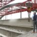 Pullaro recorrió el nuevo puente Santa Fe-Santo Tomé, que ya tiene un avance del 74 %.
