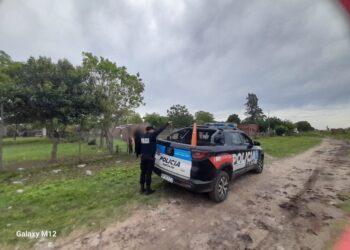 Villa Ocampo: recuperaron alambre de púas sustraído de un jardín de infantes.