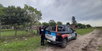 Villa Ocampo: recuperaron alambre de púas sustraído de un jardín de infantes.