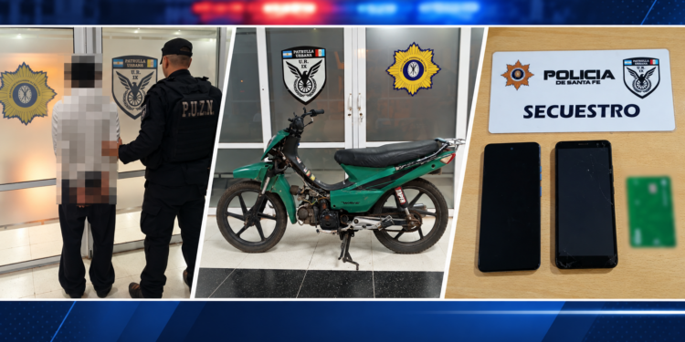 LAS TOSCAS: APREHENDIERON A UN JOVEN QUE CIRCULABA EN UNA MOTOCICLETA CON LOS NÚMEROS DE MOTOR Y CHASIS LIMADOS.