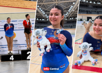 La ocampense Sofía Cabrera logró el cuarto puesto en el Campeonato Nacional de patín, en San Juan.
