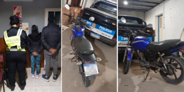 LA POTASA: DOS PERSONAS FUERON APREHENDIDAS TRAS EVADIR UN CONTROL POLICIAL Y DARSE A LA FUGA EN MOTOCICLETA.