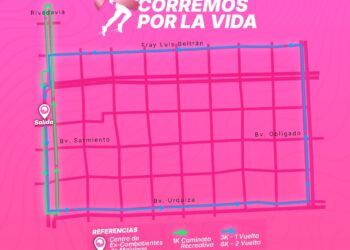 Ya está disponible el circuito de “Corremos por la Vida”.