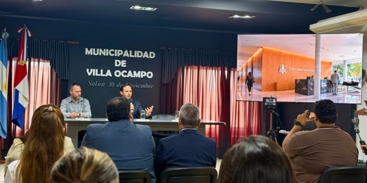 EL INTENDENTE CRISTIAN MAREGA PRESENTÓ EL PROYECTO PARA LA CONSTRUCCIÓN DE LOS NUEVOS TRIBUNALES JUDICIALES.