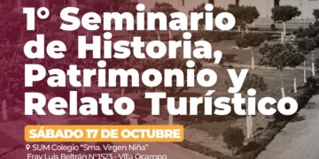 1.° SEMINARIO DE HISTORIA, PATRIMONIO Y RELATO TURÍSTICO EN VILLA OCAMPO.