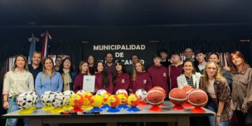 SE CONCRETÓ LA ENTREGA DE MATERIALES DEL PROYECTO GANADOR DEL PRESUPUESTO PARTICIPATIVO JOVEN.