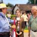 Mancini acompañó la puesta en valor del Paseo del Chamamé en Villa Guillermina.