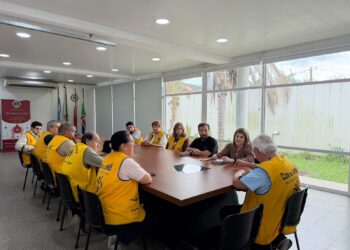 Mancini se reunió con el Club de Leones de la ciudad  de Reconquista.