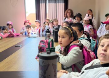 VILLA OCAMPO: ALUMNOS DEL PRIMER CICLO DE LA ESCUELA N.º 6357 “MARTÍN FIERRO” VISITARON EL PALACIO MUNICIPAL.