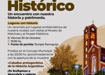 VILLA OCAMPO INVITA A LA COMUNIDAD A PARTICIPAR DE UN RECORRIDO HISTÓRICO POR LOS LUGARES EMBLEMÁTICOS DE LA CIUDAD.