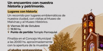 VILLA OCAMPO INVITA A LA COMUNIDAD A PARTICIPAR DE UN RECORRIDO HISTÓRICO POR LOS LUGARES EMBLEMÁTICOS DE LA CIUDAD.