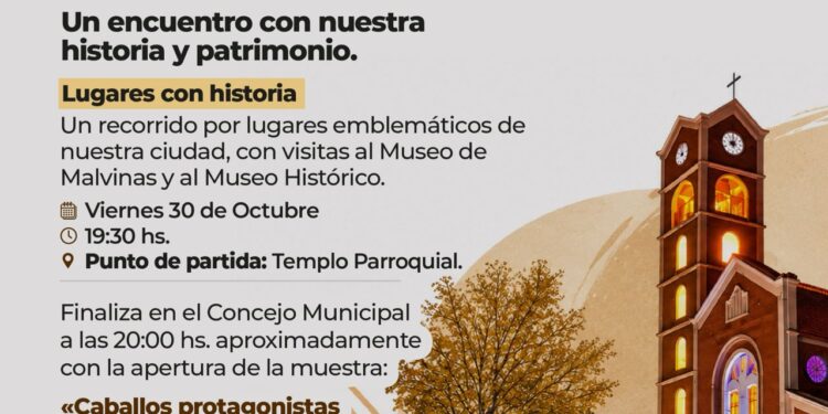 VILLA OCAMPO INVITA A LA COMUNIDAD A PARTICIPAR DE UN RECORRIDO HISTÓRICO POR LOS LUGARES EMBLEMÁTICOS DE LA CIUDAD.